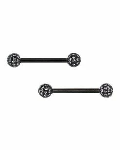 New 🛒 CZ Titanium Nipple Barbells - 14 Gauge 🛒