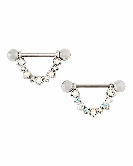 Deals β CZ Titanium Half Circle Nipple Barbells - 14 Gauge π₯° 3 Deals β CZ Titanium Half Circle Nipple Barbells - 14 Gauge π₯°