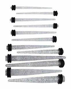 Best Pirce 🧨 Multi-Pack Glitter Tapers 6 Pair - 14-4 Gauge 🔥