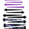 Best Sale 𧨠Multi-Pack Black and Purple Marble Pattern Tapers 6 Pair - 14-4 Gauge ⨠2 Best Sale 𧨠Multi-Pack Black and Purple Marble Pattern Tapers 6 Pair - 14-4 Gauge ⨠-Playboy Shop 03882701 a