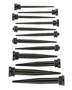 Hot Sale 🧨 Multi-Pack Black Tapers 6 Pair - 14-4 Gauge 👍