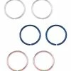 Buy π Multi-Pack Multi-Color Seamless Hoop Nose Rings 6 Pack - 20 Gauge π― 1 Buy π Multi-Pack Multi-Color Seamless Hoop Nose Rings 6 Pack - 20 Gauge π― -Playboy Shop 03883063 a