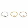 Coupon ✨ Multi-Pack CZ Silvertone Goldtone and Rose Goldtone Twist Seamless Hoop Nose Rings 6 Pack - 20 Gauge 🛒