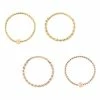 Brand new 🌟 Multi-Pack Goldtone and Rose Goldtone Twist Seamless Hoop Nose Rings 4 Pack - 20 Gauge 😀 1 Brand new 🌟 Multi-Pack Goldtone and Rose Goldtone Twist Seamless Hoop Nose Rings 4 Pack - 20 Gauge 😀 -Playboy Shop 03883113 a