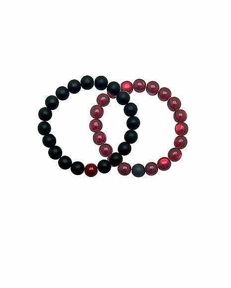 Outlet π Red and Black Distance Bracelets - 2 Pack π 3 Outlet π Red and Black Distance Bracelets - 2 Pack π