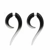 Wholesale 🎁 Ombre Black and White Fake Spiral Tapers - 18 Gauge 😉 -Playboy Shop 03902756
