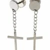 Cheap π Cross Chain Dangle Fake Plugs - 16 Gauge π 1 Cheap π Cross Chain Dangle Fake Plugs - 16 Gauge π -Playboy Shop 03903150 a