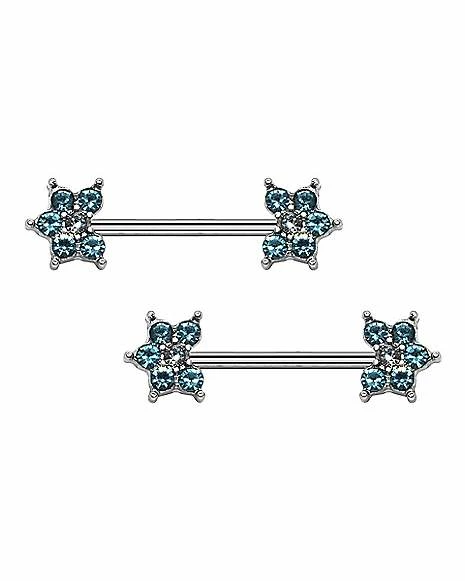 Best reviews of π CZ Blue Flower Nipple Barbells - 14 Gauge π 3 Best reviews of π CZ Blue Flower Nipple Barbells - 14 Gauge π