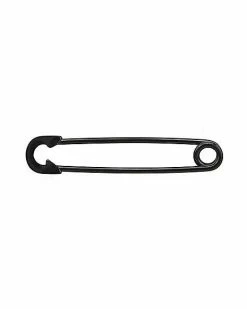 New 🎁 Black Safety Pin Industrial Barbell - 14 Gauge 🔔