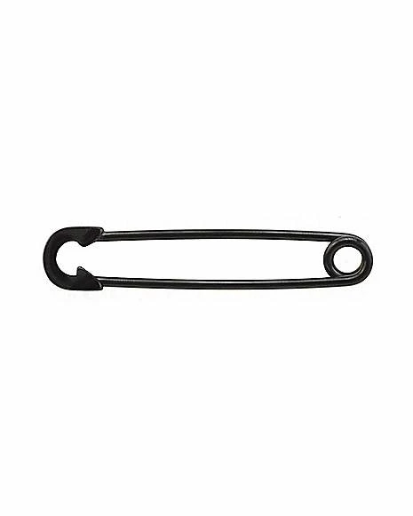New π Black Safety Pin Industrial Barbell - 14 Gauge π 3 New π Black Safety Pin Industrial Barbell - 14 Gauge π