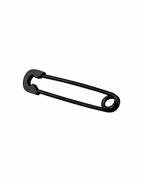 New π Black Safety Pin Industrial Barbell - 14 Gauge π 4 New π Black Safety Pin Industrial Barbell - 14 Gauge π - Image 2