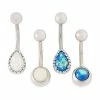 Best deal π Multi-Pack Opal-Effect Belly Rings 4 Pack - 14 Gauge π 1 Best deal π Multi-Pack Opal-Effect Belly Rings 4 Pack - 14 Gauge π -Playboy Shop 03907078 a