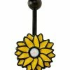 Brand new 🌟 Opal-Effect Sunflower Belly Ring - 14 Gauge 🌟