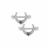 Discount 🛒 CZ Crescent Moon and Star Nipple Shields - 14 Gauge 🥰 -Playboy Shop 03912961