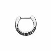 Coupon ✨ Black Lunar Moon Phases Clicker Septum Ring - 16 Gauge ⌛ -Playboy Shop 03913050 a