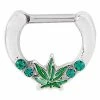 Coupon π₯ CZ Green Weed Leaf Clicker Septum Ring - 16 Gauge π 1 Coupon π₯ CZ Green Weed Leaf Clicker Septum Ring - 16 Gauge π -Playboy Shop 03913076 a
