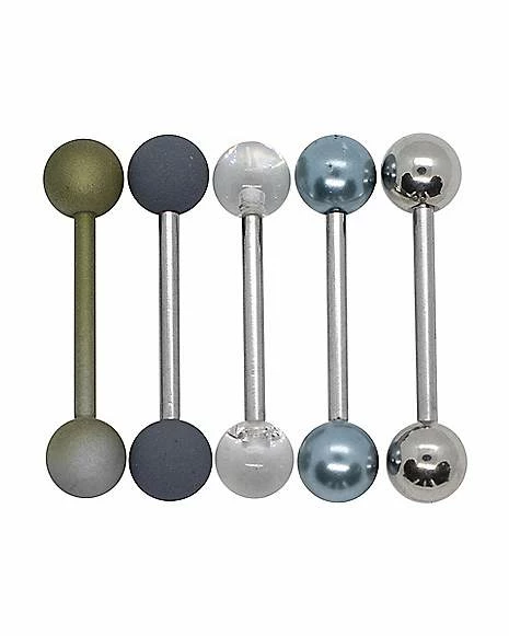 Hot Sale π Multi-Pack Matte and Anodized Barbells 5 Pack - 14 Gauge β 3 Hot Sale π Multi-Pack Matte and Anodized Barbells 5 Pack - 14 Gauge β