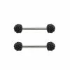 Promo 👍 Black Titanium Pave Nipple Barbells - 14 Gauge 🥰