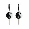 Top 10 🔥 Yin Yang Lollipop Hoop Dangle Earrings - 18 Gauge ✨ -Playboy Shop 03914728 a