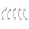 Wholesale 🤩 Multi-Pack CZ Moon Titanium Curved Barbells 5 Pack - 16 Gauge 🛒 -Playboy Shop 03914900 a