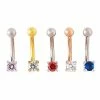 Best Sale π Multi-Pack CZ Multi-Color Titanium Curved Barbells 5 Pack - 16 Gauge π― 1 Best Sale π Multi-Pack CZ Multi-Color Titanium Curved Barbells 5 Pack - 16 Gauge π― -Playboy Shop 03914918 a