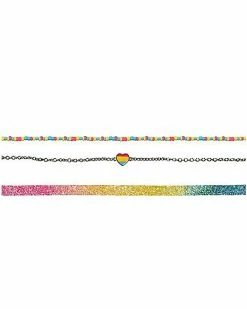 Cheap 🔥 Multi-Pack Pansexual Pride Necklaces - 3 Pack 🤩