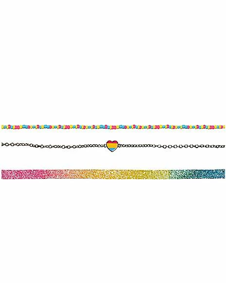 Cheap π₯ Multi-Pack Pansexual Pride Necklaces - 3 Pack π€© 3 Cheap π₯ Multi-Pack Pansexual Pride Necklaces - 3 Pack π€©
