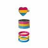 Cheap 🥰 Pansexual Pride Heart Rings - 5 Pack ⌛ 1 Cheap 🥰 Pansexual Pride Heart Rings - 5 Pack ⌛ -Playboy Shop 03916418