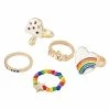 Deals 😍 Multi-Pack CZ Pride Rings - 5 Pack 🎁 -Playboy Shop 03917465 a