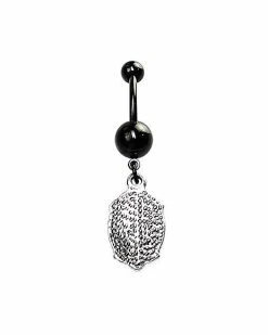 Budget π₯ Round CZ Butcher Knife Dangle Belly Ring - 14 Gauge π 9 Budget π₯ Round CZ Butcher Knife Dangle Belly Ring - 14 Gauge π -Playboy Shop 03920097 d