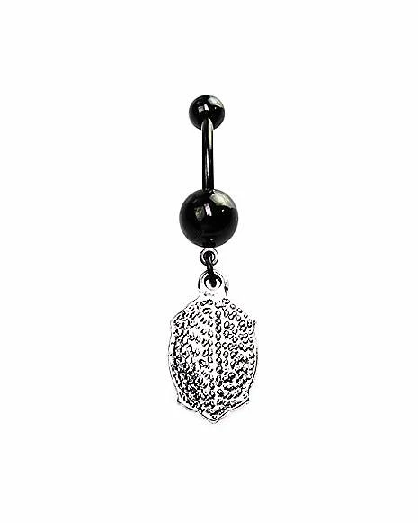 Budget π₯ Round CZ Butcher Knife Dangle Belly Ring - 14 Gauge π 6 Budget π₯ Round CZ Butcher Knife Dangle Belly Ring - 14 Gauge π - Image 4