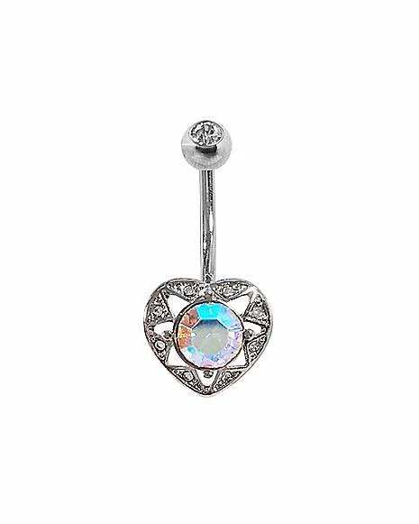 Buy βοΈ CZ Heart Sun Belly Ring - 14 Gauge π 3 Buy βοΈ CZ Heart Sun Belly Ring - 14 Gauge π