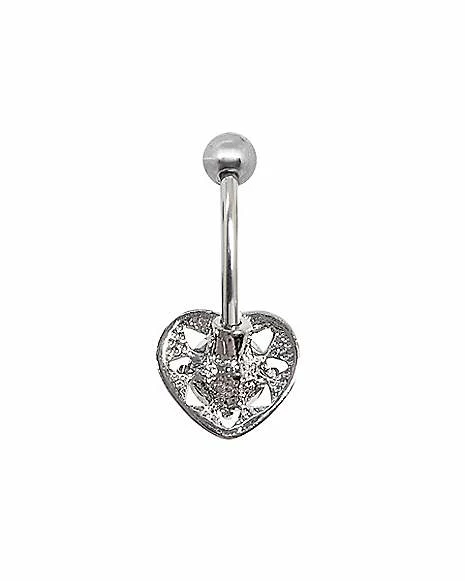 Buy βοΈ CZ Heart Sun Belly Ring - 14 Gauge π 4 Buy βοΈ CZ Heart Sun Belly Ring - 14 Gauge π - Image 2