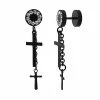 Budget β€οΈ CZ Black Cross Dangle Fake Plugs π₯ 2 Budget β€οΈ CZ Black Cross Dangle Fake Plugs π₯ -Playboy Shop 03920634 a