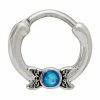 Best Sale 😉 Blue Opal-Effect Moon Septum Ring - 16 Gauge ⭐ -Playboy Shop 03920733 a