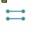 Promo 😀 CZ Glow in the Dark Teal Nipple Barbells - 14 Gauge 👍 -Playboy Shop 03923042 a