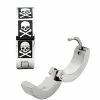 Outlet β Skull and Bones Huggie Hoop Earrings - 20 Gauge π 1 Outlet β Skull and Bones Huggie Hoop Earrings - 20 Gauge π -Playboy Shop 03927274 a