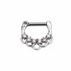 Cheapest π CZ Pink and Silvertone Chain Clicker Septum Ring - 16 Gauge β 2 Cheapest π CZ Pink and Silvertone Chain Clicker Septum Ring - 16 Gauge β -Playboy Shop 03928173