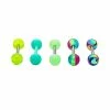 Deals 🔔 Multi-Pack CZ Green and Oil Slick Barbells 5 Pack - 14 Gauge ⭐ -Playboy Shop 03930690 a