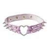 Top 10 😍 Pink Heart Spiked Choker Necklace 💯 -Playboy Shop 03931565 a