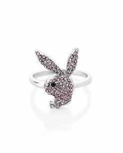 Outlet 🔔 Multi-Pack CZ Playboy Bunny Rings - 3 Pack 👍 -Playboy Shop 03932027 b