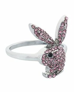 Outlet 🔔 Multi-Pack CZ Playboy Bunny Rings - 3 Pack 👍 -Playboy Shop 03932027 c