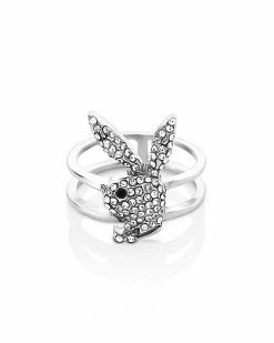 Wholesale 😉 Multi-Pack CZ Playboy Bunny Rings - 5 Pack 😉 -Playboy Shop 03932043 d