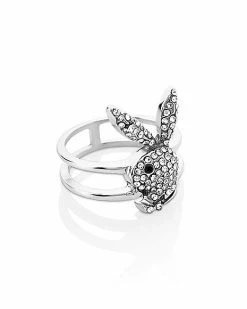 Wholesale 😉 Multi-Pack CZ Playboy Bunny Rings - 5 Pack 😉 -Playboy Shop 03932043 e