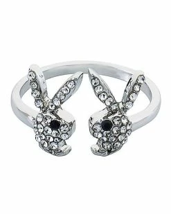 Wholesale 😉 Multi-Pack CZ Playboy Bunny Rings - 5 Pack 😉 -Playboy Shop 03932043 f