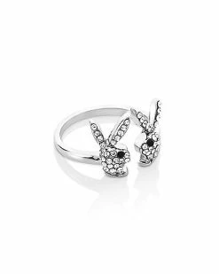Wholesale 😉 Multi-Pack CZ Playboy Bunny Rings - 5 Pack 😉 -Playboy Shop 03932043 g