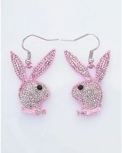 Brand new π CZ Goldtone Pave Playboy Bunny Dangle Earrings β¨ 6 Brand new π CZ Goldtone Pave Playboy Bunny Dangle Earrings β¨ -Playboy Shop 03932381 b