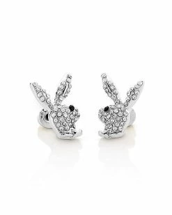 Brand new 🔔 Multi-Pack Silvertone and Goldtone Playboy Bunny Stud and Dangle Earrings - 6 Pair 🧨 -Playboy Shop 03932514 e