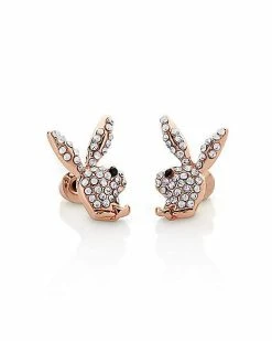 Brand new 🔔 Multi-Pack Silvertone and Goldtone Playboy Bunny Stud and Dangle Earrings - 6 Pair 🧨 -Playboy Shop 03932514 f