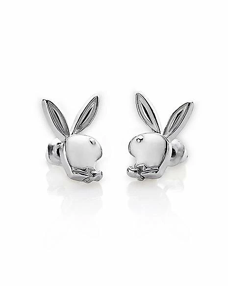 Discount π Multi-Pack Black White and Pink Playboy Bunny Stud Earrings - 3 Pair π€© 4 Discount π Multi-Pack Black White and Pink Playboy Bunny Stud Earrings - 3 Pair π€© - Image 2